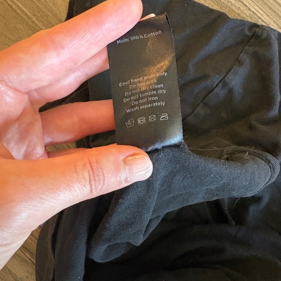 Jagger & Stone Oversized Black 100% Cotton Short Sleeve Tee - Picture 6 of 9